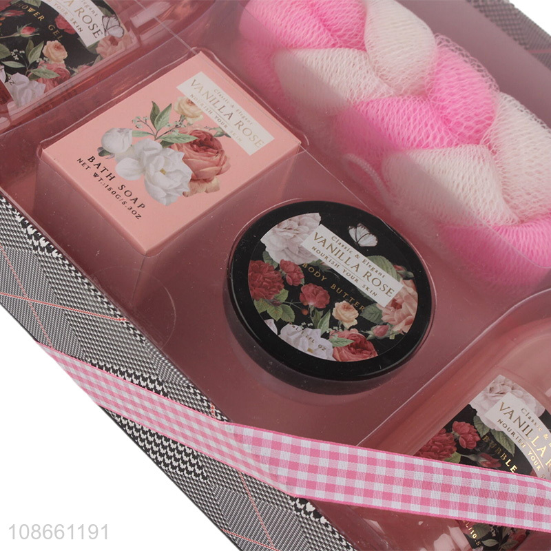 Good quality bath set personal care packages for gifts