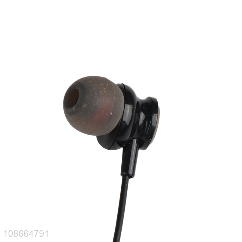 Wholesale 130cm 3.5mm jack wired stereo earphones in-ear headphones