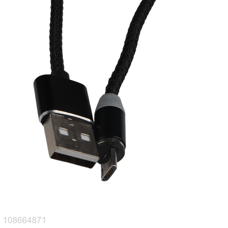 Yiwu market 100cm 2A TPE magnetic micro usb cable