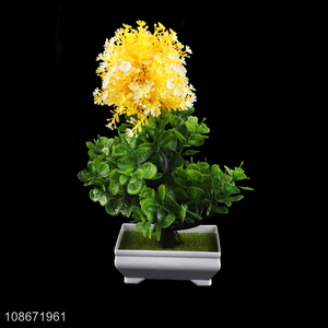 Good quality fake flower artificial flower bonsai for indoor decoration