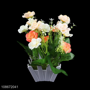 Best selling garden decoration artificial flower bonsai fake flower wholesale