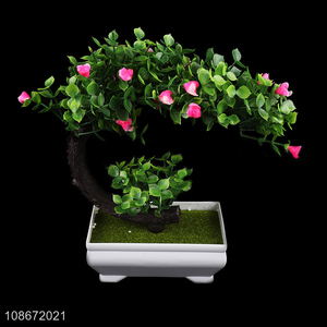 Top products home office decoration artificial plants bonsai for sale