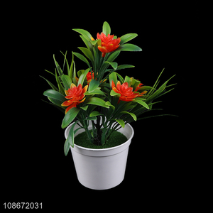Latest products natural artificial flower bonsai fake flower wholesale