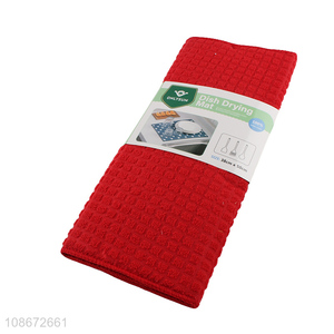 Low price rectangle kitchen dish drying mat for household