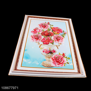 New product exquisite floral painting wall art for dining room decor