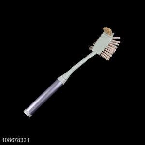 Factory supply long handle kitchen cleaning pot brush dish brush for sale