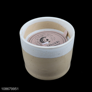 New product scented candle aromatherapy paraffin candle in ceramic jar