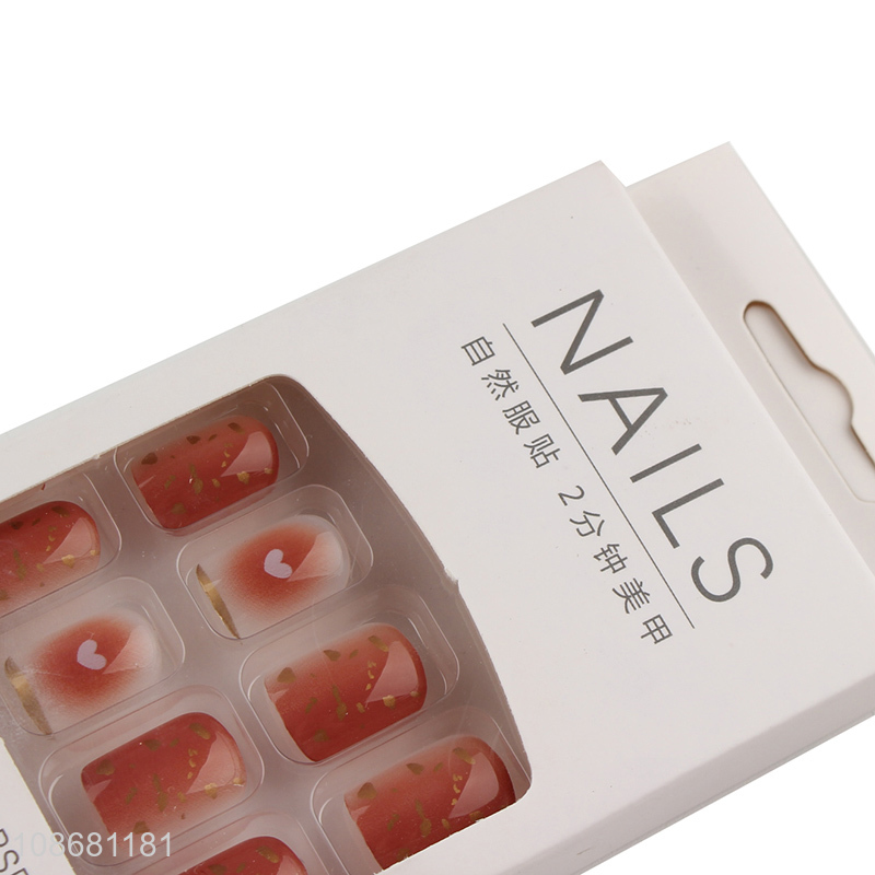 Hot selling 24pcs delicate nail tips women nail art suplies