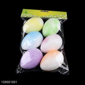 New products 6pcs Easter party decor foam Easter eggs decoration