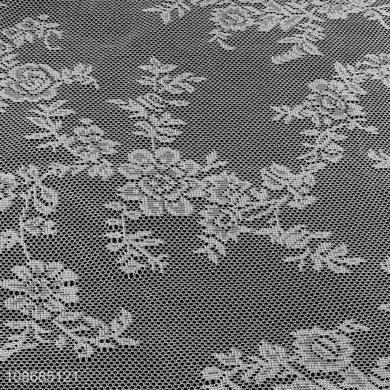 Factory price rectangular table cloth decorative vintage lace table cloth