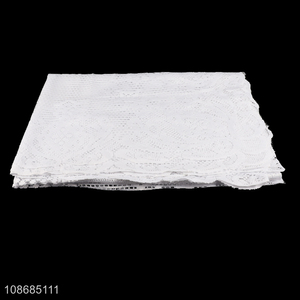 Good quality aesthetic lace table cloth for baby shower & birthday party