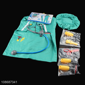 New product kids surgeon costumes set doctor role play dress up set