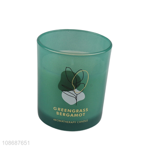Good quality glass cup candle scented candle aromatherapy candle for sale