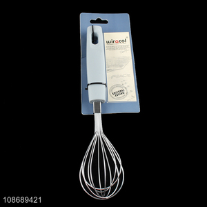Hot selling manual stainless steel balloon wire egg whisk egg mixer