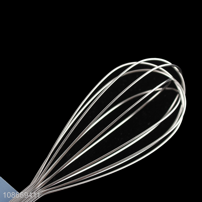 Wholesale stainless steel egg beater manual egg whisk kitchen tools