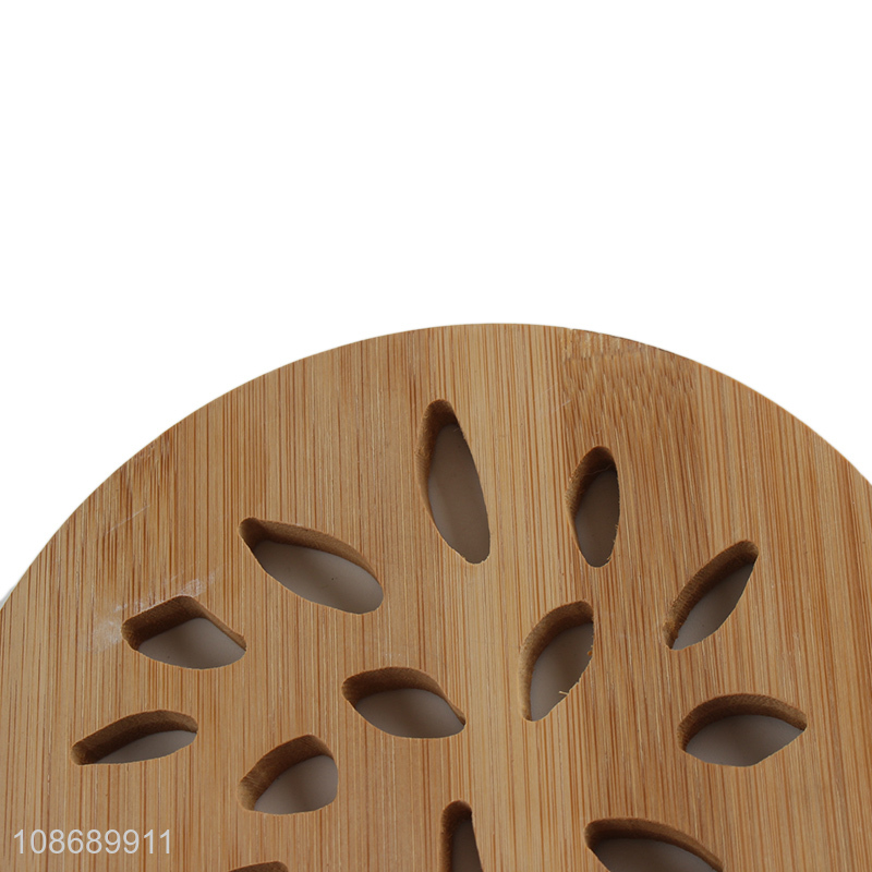 Top quality heat-resistant wooden place mats table mat for sale