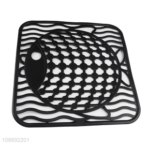 New product anti-slip pvc sink protector mat dish drying mat