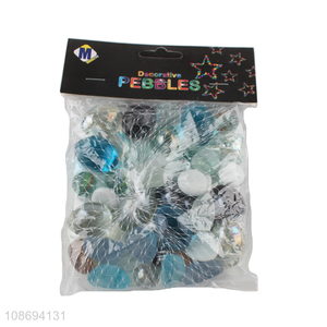 Good quality colorful glass marbles for craft, bonsai & <em>aquarium</em>
