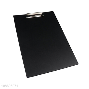 Online wholeslae FC pvc cover cardbard clipboard with low profile clip