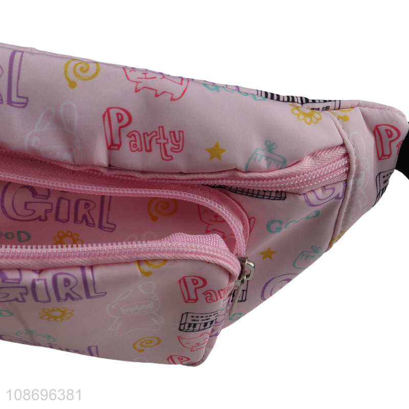Factory price portable girls outdoor sports lightweight waist bag for sale