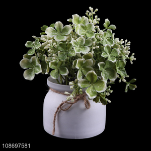 New product fake potted plant artificial greenery bonsai for garden decor