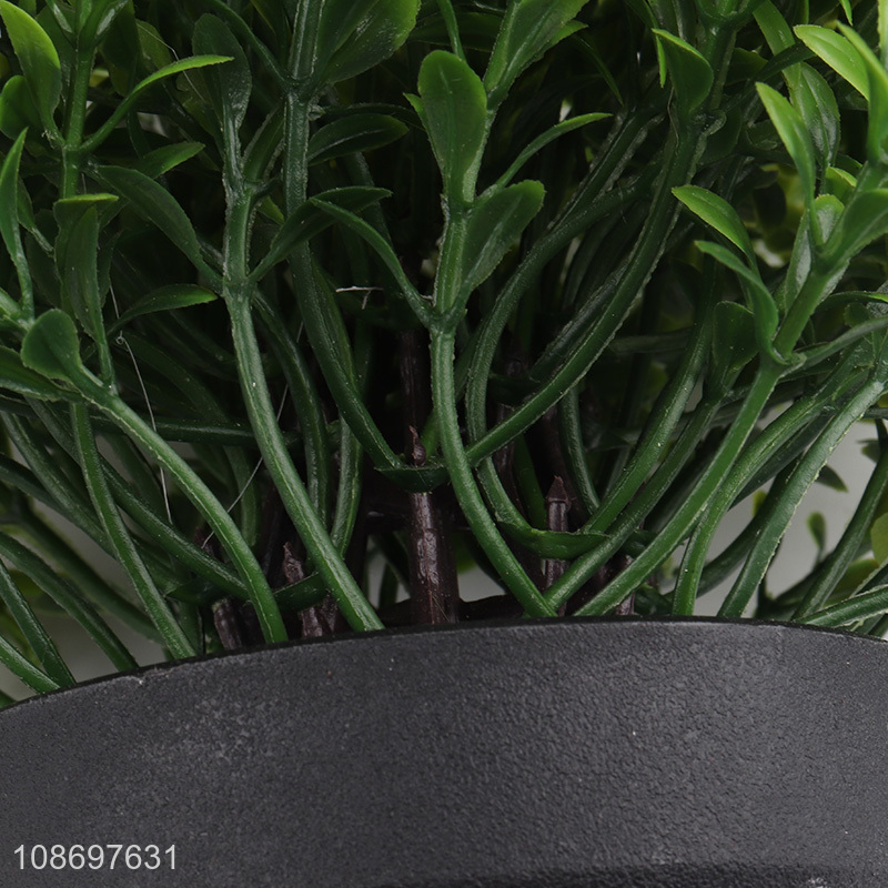 Online wholesale garden decoration lifelike artificial bonsai fake potted plant