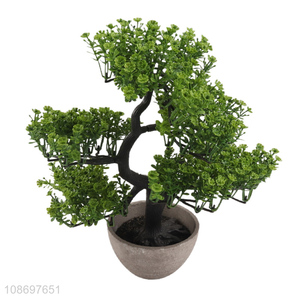 Hot selling artificial bonsai tree potted plant for indoor outdoor decoration