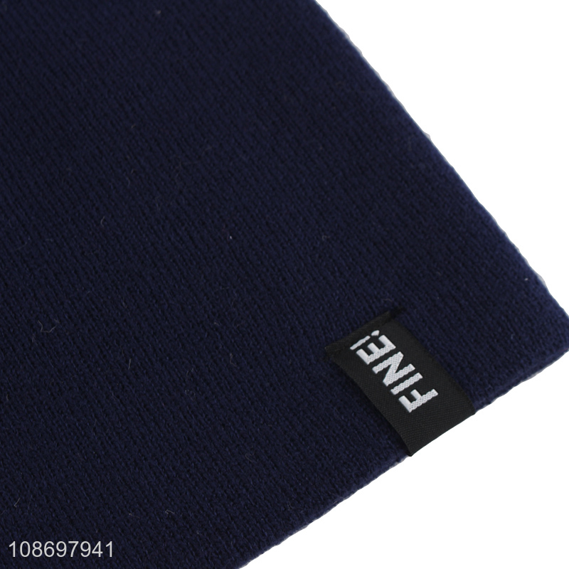 Factory price winter outdoor thickened fashion beanies hat for sale