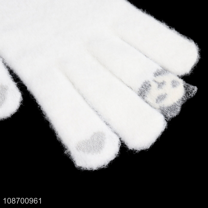 Hot products coldproof warm thickened touch screen gloves polyester gloves