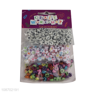 Hot sale letter beads alphabet beads DIY crafts jewelry making kit