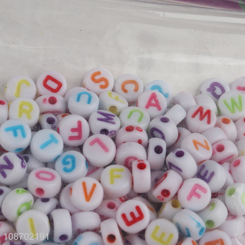 Hot sale letter beads alphabet beads DIY crafts jewelry making kit