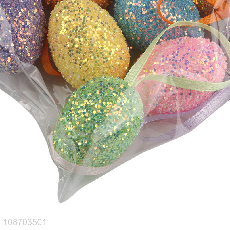 Online wholesale glitter foam Easter eggs Easter party favors Easter gifts
