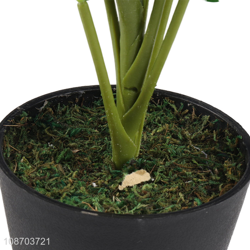 Good quality artificial potted plant fake greenery for garden decoration