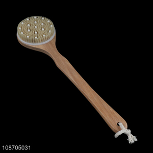 Good quality reusable skin care massage bath brush with long handle