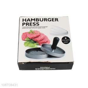 Hot selling home restaurant hamburger press meat press with wax patty paper