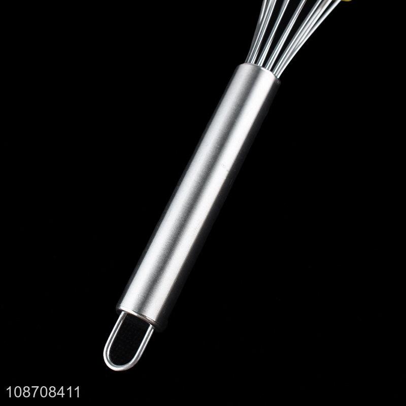 Popular products stainless steel handheld egg whisk set for kitchen gadget