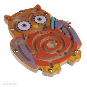 Hot products owl shape children magnetic maze toys educational toys wholesale