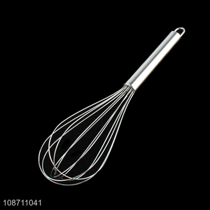 Popular products stainless steel kitchen gadget handheld egg whisk