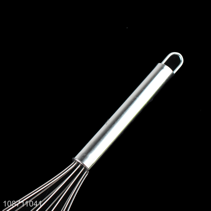 Popular products stainless steel kitchen gadget handheld egg whisk