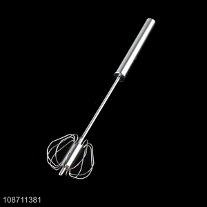 Top quality stainless steel handheld egg whisk for kitchen gadget