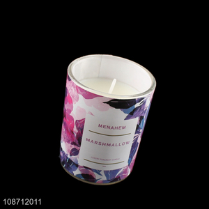 New product marshmallow scented candle fragrance candle for wedding