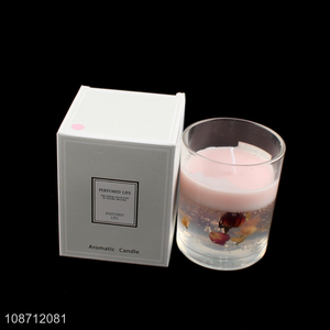 Popular product scented candle fragrance candle in glass jar for home
