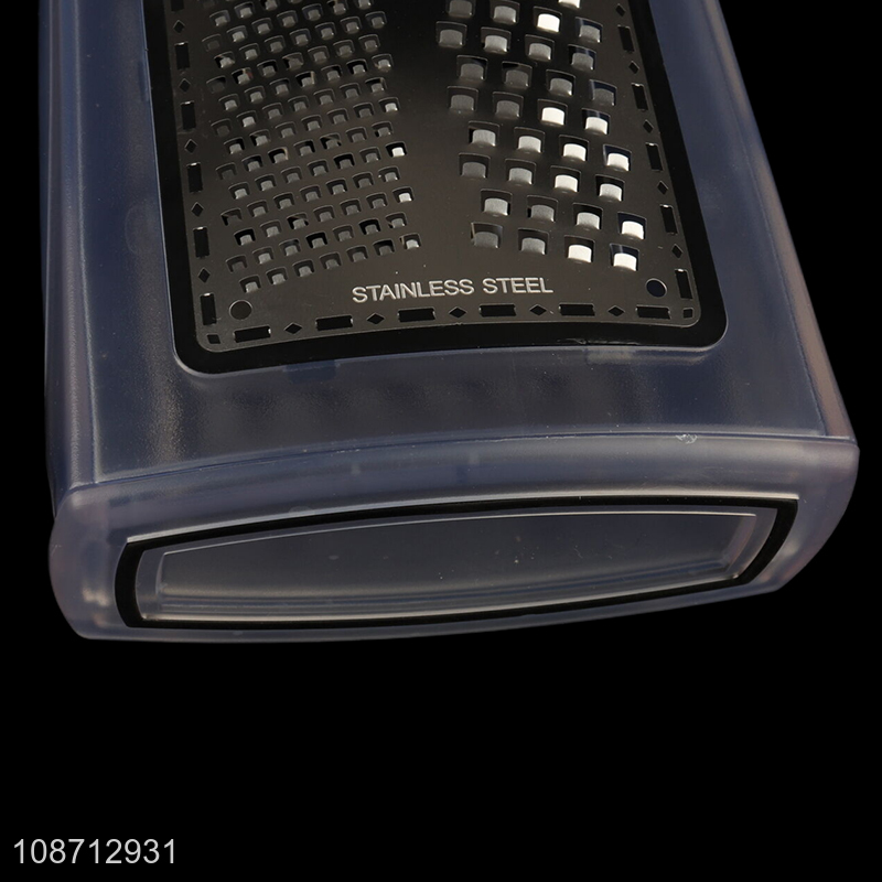 Most popular durable stainless steel kitchen gadget 2sides vegetable grater for sale