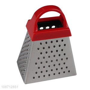 Factory price stainless steel 4sides kitchen tools vegetable grater for sale