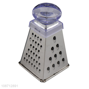China products stainless steel 4sides kitchen gadget vegetable grater for sale