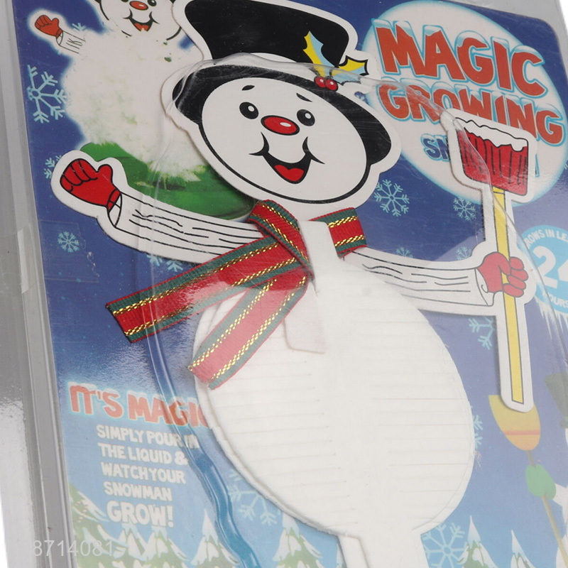 High quality magic growing crystal Christmas snowman DIY Christmas ornaments