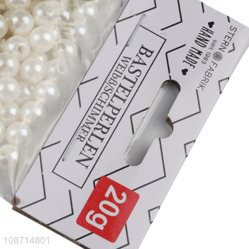 Factory price diy white pearl beads toys for jewelry accessories