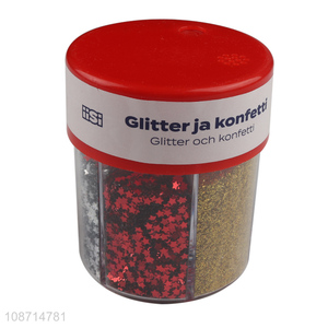 Top selling glitter shaker jar for festival party decoration