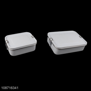 Online wholesale food grade 304 stainless steel bento lunch box food container