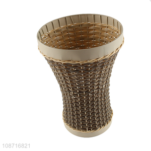Factory price rattan woven decorative flower pot for indoor outdoor